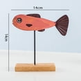 thumbnail image 3 of Abbracc Modern Ornament Standing Decorations Wooden Craft Decorations Nice for Red, 3 of 9