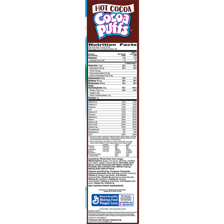 Cocoa Puffs Nutrition Facts: Uncover the Sweet Truth!