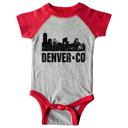 

Inktastic Denver Colorado Skyline Grunge Gift Baby Boy or Baby Girl Bodysuit
