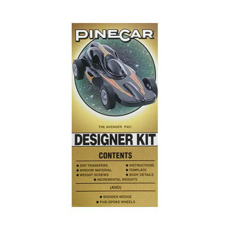 PineCar Derby Car Design Kit: The Avenger