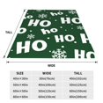 thumbnail image 2 of JUNZAN Ho Ho Ho A Print Flannel Fleece Blanket Throw Blanket for Bed,Sofa,Couch,Travel,Camping(50"x40" ), 2 of 5