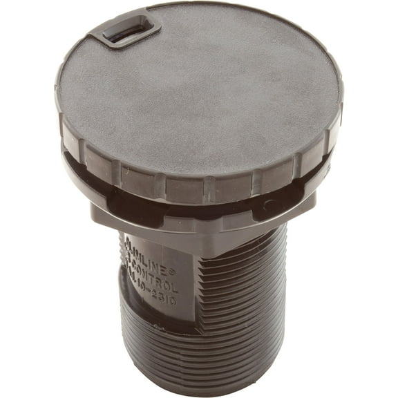 Air Ctrl, BWG/HAI Slimline, 1-3/4"hs, 2-1/2"fd, Nchd, Blk, 1"