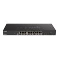 thumbnail image 1 of D-Link DXS 1210-28T - Switch - Intelligent - 24 x 10GBase-T + 4 x 25 Gigabit SFP28 - Montable en Rack, 1 of 2