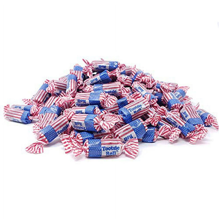 Tootsie Rolls, Flag Wrapped Red White Blue Candy, Patriotic