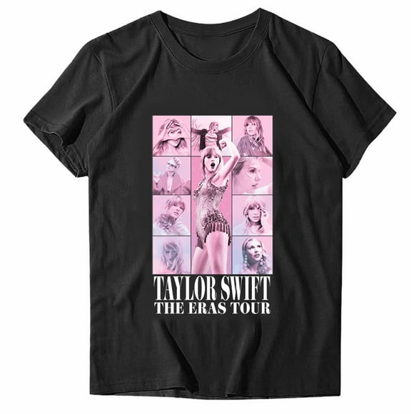 Cyinyin Taylor Swift Merch Country Taylor Swift Music A Lot Going On at The Moment Shirt for Women Letters Graphic Taylor Swift Music City Vacation Shirt Tee Outfits Shirts for Women Pink M