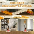 thumbnail image 5 of Qaba Toddler Slide, Couch Slide for Bed, Sofa, Extra Length Indoor Couch Slide for Toddler, Baby, Child, Easy to Assemble, Yellow, 5 of 9