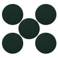 thumbnail image 1 of Furnish My Place Modern Indoor/Outdoor Commercial Solid Dark Green Rug, Modern Area Rug, Baby Nursery Mat, Pet-Friendly Carpet for Living Room, Playroom, Made in USA, 3' Round - Set of 5, 1 of 6