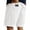 White-A, variant on Yifymode Men's Corduroy Casual Shorts Elastic Waist Loose Fit Vintage Style Summer Beach Shorts with Pockets