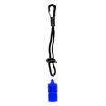 thumbnail image 1 of Silbato de emergencia Zulema en cordón para camping canotaje kayak supervivencia Azul, 1 of 5