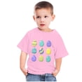 thumbnail image 4 of Qiopertar Haut à Manches Courtes Imprimé Ufs de Pâques Mignons pour Enfants Garçons Filles Mode Col Rond en Solde à Moins de 5$ en Solde, 4 of 4