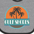 thumbnail image 4 of Inktastic Gulf Shores Alabama Vacation Boys or Girls Baby Bib, 4 of 4