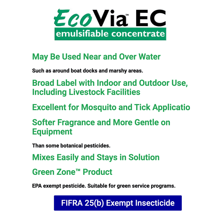 EcoVia EC Emulsifiable Concentrate Insecticide - 64 fl oz Bottle