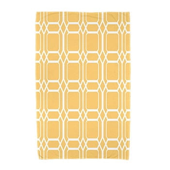 30" x 60" O the Fun Geometric Print Beach Towel