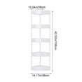 thumbnail image 3 of Ke1Clo 5 Tier Corner Shelf for Bathroom, Household Kitchen Shelf Organizer Toilet Corner Storage Rack Bathroom Shelves Kitchen Organizer, 3 of 7