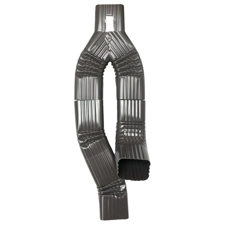 Inline Downspout Diverter for Rain Barrels (3X4, MUSKET BROWN)