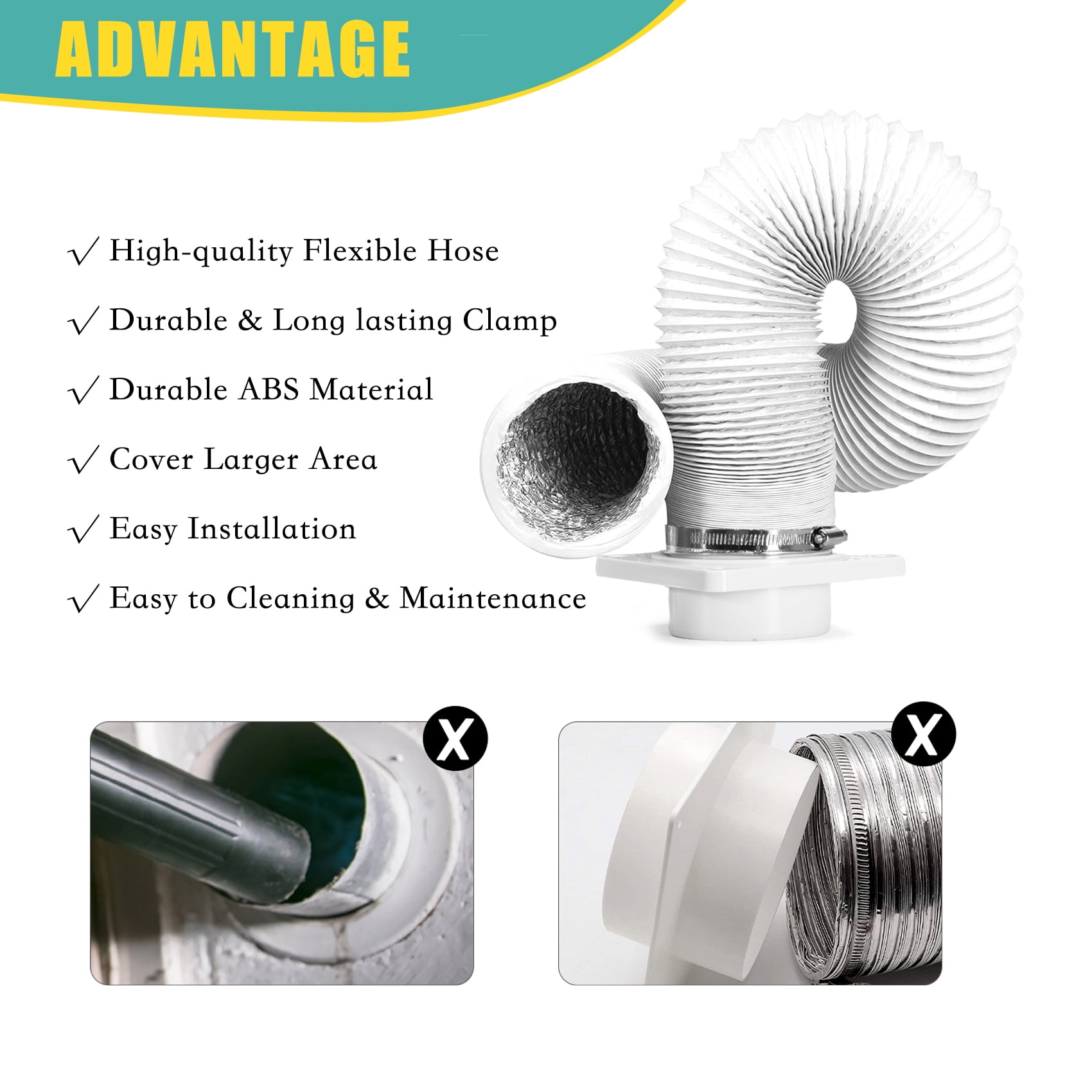 Tuoowo Dryer Vent Connector Kit