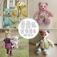 thumbnail image 1 of Juego de plantillas de regla de oso de la memoria, 10 piezas con instrucciones, juego de plantillas de oso de peluche (10 piezas) 12 pulgadas [Mediano], 1 of 2
