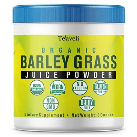 Vimergy Barley Grass Juice Powder Premium Organic Barley Grass Juice Powder– Delicious Green Superfood & Powerful Barley Grass Juice Extract– 8 Ounces of Non-GMO Utah Grown Barley Grass Powder- Perfect Enzymes & Chlorophyll Supplement ()