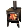 Wood Stove On Legs Model Austral With Blower Included, Extra Deep Fire Box For Longer Logs