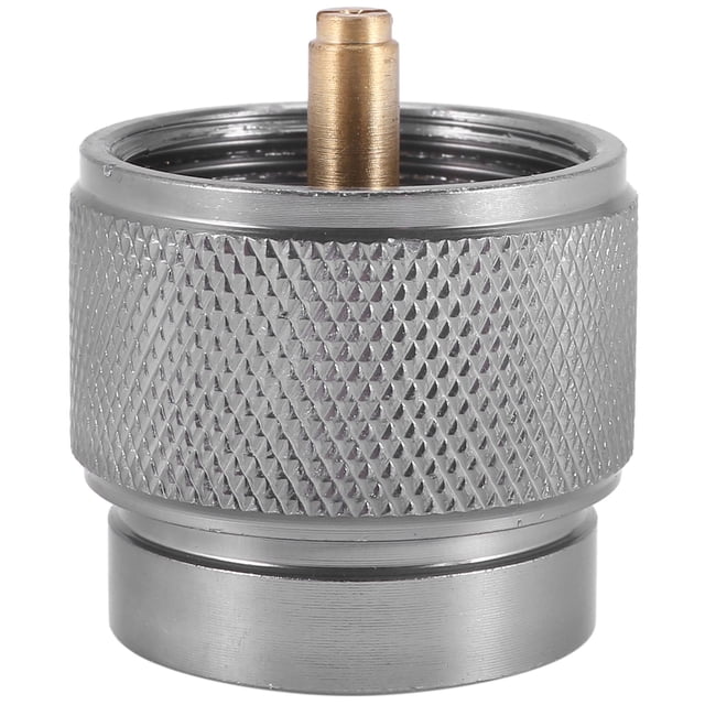 Adaptateur de Réchaud de Camping 1 Lb, Petit Réservoir de Propane, Entrée et Valve Lindal, Sortie EN417, Cylindre Extérieur, GPL, Convertisseur de Cartouche