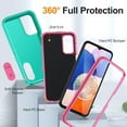 thumbnail image 2 of for Samsung Galaxy A14 5G Case, Samsung A14 5G Phone Case with Built in Kickstand, Shockproof/Dustproof/Drop Proof Military Grade Protective Cover for Galaxy A14 5G 6.6" Light Blue/Rose, 2 of 14