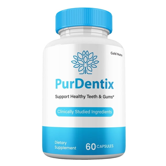 (1 Pack) PurDentix Capsules for Oral Health, PurDentix Oral Supplement, Pur Dentix Pills for Gums and Teeth Probiotics, 60 Capsules