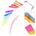 thumbnail image 4 of Shisuyan 10pcs Gymnastics Ribbons Dance Ribbons Performance Prop Ribbons (Assorted Color), 4 of 9