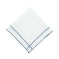 thumbnail image 3 of Linen Napkins With Blue Double Stitch , Set of 4, 3 of 7