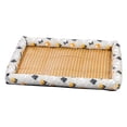 thumbnail image 1 of Pet Bed Cartoon Cute Animal Fruit Print - Large Space Dog Sleeping Bed - Soft Cooling Summer Small Medium Large Dogs Cat Pad Mat, 1 of 8