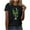 AI-Black, variant on Womens St. Patrick's Day Tops Cute Shamrock Clover Print T Shirt Irish Shirts Luck Graphic Tees Blouse 2025 Summer Fashion Outfits Dark Gray XL