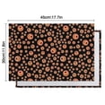 thumbnail image 5 of Red Dog Art Footprint Summer Placemats Table Placemats Set Of 6-Linen Kitchen Washable Placemats Table Mats 11.8"x17.7"Non-Slip Heat Resistant, 5 of 5