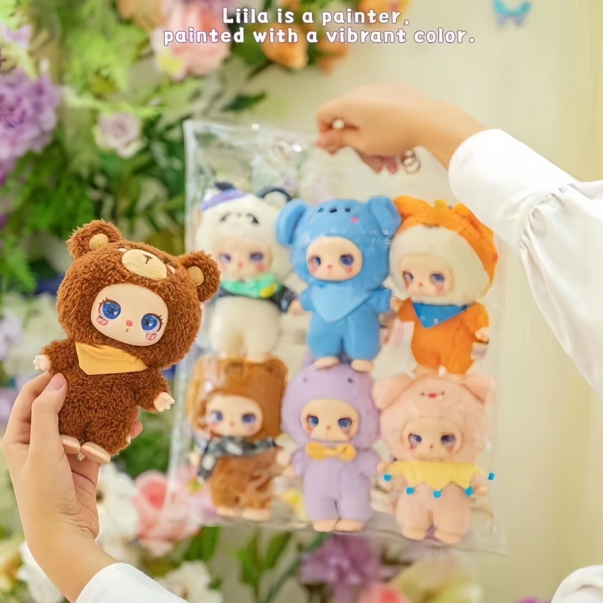 LIILA TOYS LIILA'S ZOO Plush Toy Set(6pcs) Blind Box Figure