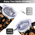 thumbnail image 5 of Halloween Ghost Insulated Tumblers Happy Halloween Pumpkin Insulated Coffee Mug with Straw,Thermal with Lids for Hot and Cold Drinks for Work Travel 40 oz Boo Tumbler, 5 of 7