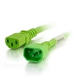 thumbnail image 1 of Cordon d'Alimentation de 4 Pi 18AWG - IEC320C14 à IEC320C13 - Vert, 1 of 1