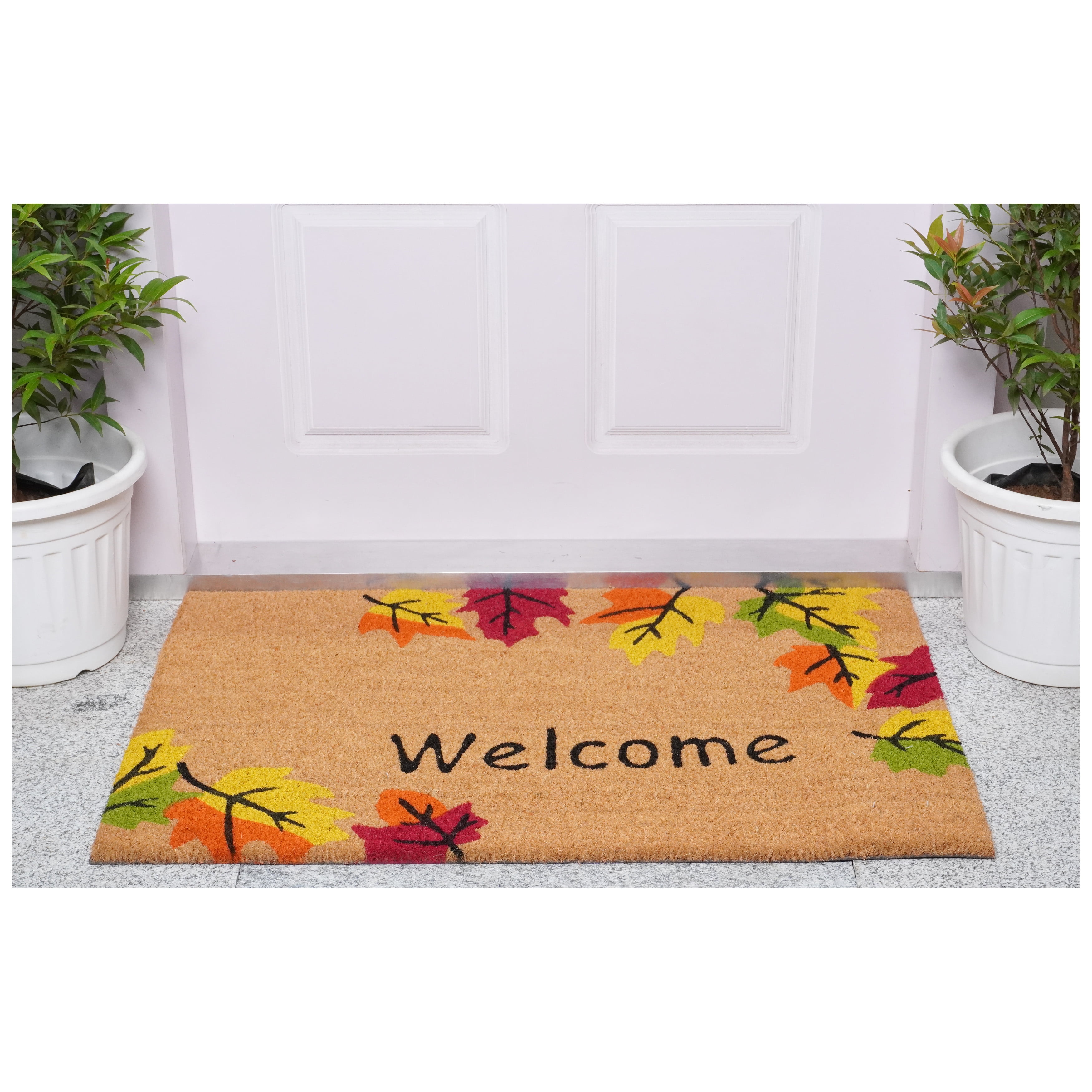 Calloway Mills 120942436 24 x 36 in. Autumn Breeze Rectangular Doormat, Multi Color