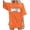 Orange, variant on Womens Athletic Tops Spandex T Shirt Women Long Sleeves under Scrub Women Long Sleeve Shirts Loose Fit Oversized Tee Shirts for T Short Woman Short Sleeve Casual Tops Summer Black XS