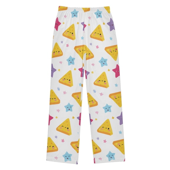 Cute Cheese Boys Pajama Pants Soft and Lightweight Elastic Waistband Children's Pajama Pants