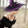 thumbnail image 3 of Sombrero de bruja vintage de halloween velos de encaje sombrero de bruja disfraz de cosplay de halloween sombrero de bruja vintage de halloween velos de encaje sombrero de bruja ANGGREK Otros, 3 of 8