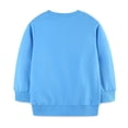 thumbnail image 6 of mgoYE Girls Sweatshirts for Toddler Clothes Crewneck Pullover Girl Top Long Sleeve for Kids(Blue,1-2 Years), 6 of 9