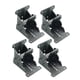 thumbnail image 1 of 4 piezas de marco de soporte plegable con autobloqueo para patas de mesa y silla, bisagras para muebles del hogar, soporte de bisagra plegable de 90 grados (negro), 1 of 8