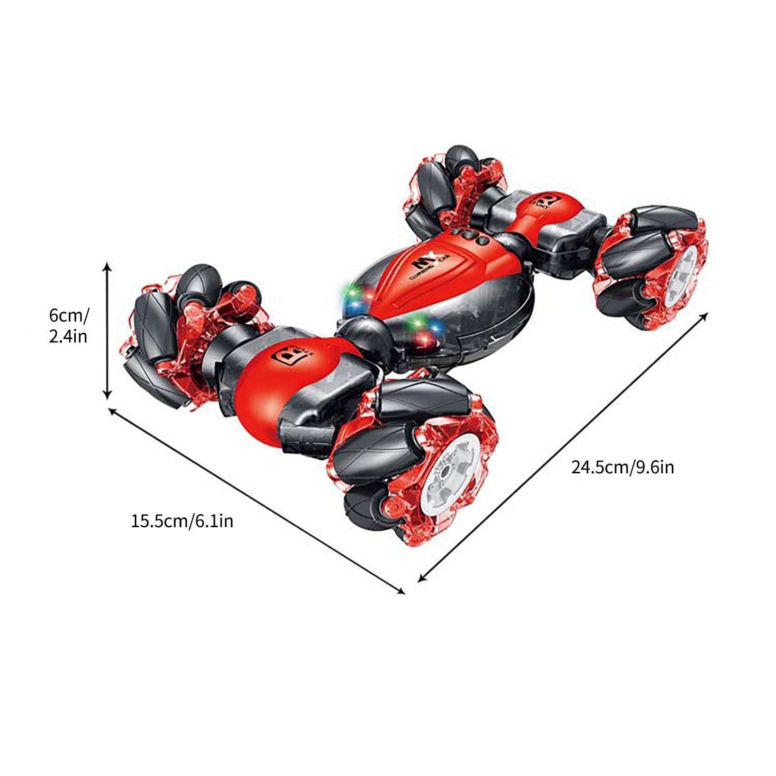 RC Car 4WD Radio Control Stunt Car Gesture Induction Twisting off-Road Vehicle LED Light Climb Crawler Cars