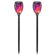 thumbnail image 5 of YouLoveIt 2 PCS Solar Power Torch Light 33/96 LED Flickering Flames Torches Lights Outdoor Landscape Decoration Solar Garden Lights Waterproof Solar Landscape Lights Decorative, 5 of 8