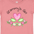thumbnail image 4 of Inktastic Grammy's Girl Heart Flowers Girls Baby T-Shirt, 4 of 5
