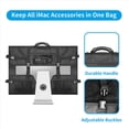 thumbnail image 3 of 3X Monitor Carrying Case Computer Monitor Bag with Pockets Adjustable Travel Carrying Case for 24-27In Desktop Monitor,B, 3 of 7