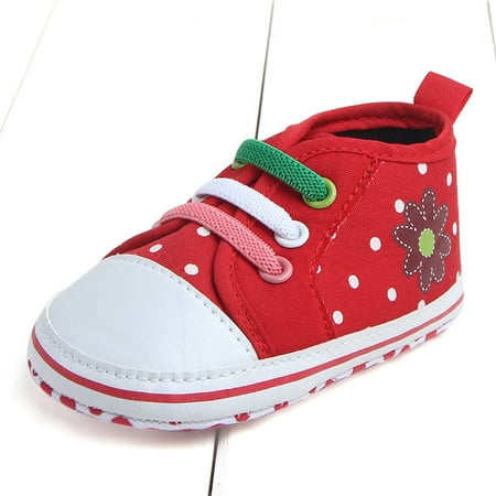 

Toyella Spring And Autumn New Canvas Shoes Non-Slip Baby Shoes Toddler Shoes Wholesale Red 12CM