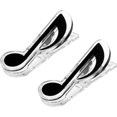 thumbnail image 1 of sourcing map Music Note Clips Plastic Musical Note Clips Bookmark Stationery for Music Paper Book Accessories Quaver Clip Pack of 2, 1 of 5