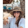 thumbnail image 5 of Womens Wide Brim Sun Hat with Wind Lanyard UPF Summer Straw Sun Hats for Women, 5 of 5