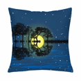 thumbnail image 1 of YUSDECOR Housses de Coussin Arbres en Forme de Guitare 18x18 Pouces, 1 of 2