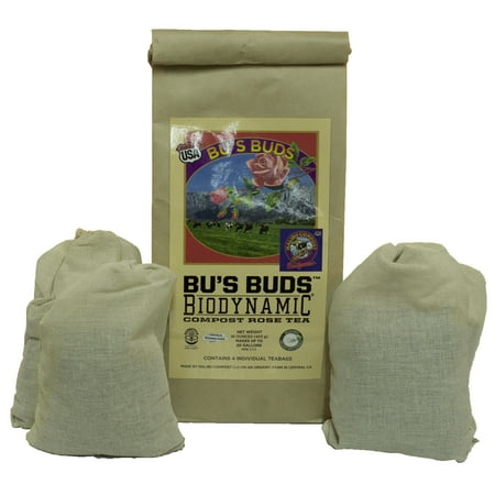 Malibu Compost Bus Buds Biodynamic Compost Rose Tea Bags - The