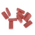 thumbnail image 1 of 1/12 piezas de ladrillos y piedras para casa de , decoración de bricolaje para jardín de hadas, 15 x 7 x 4 mm, rojo, 1 of 8